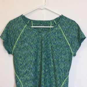 Athleta Active Tee Pop Space Dye Women's Medium